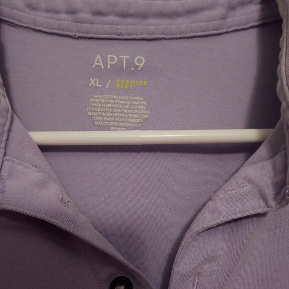 APT. 9 XL pit to pit 25 1/2 length 28 1/2 Lavendar - Picture 3 of 3